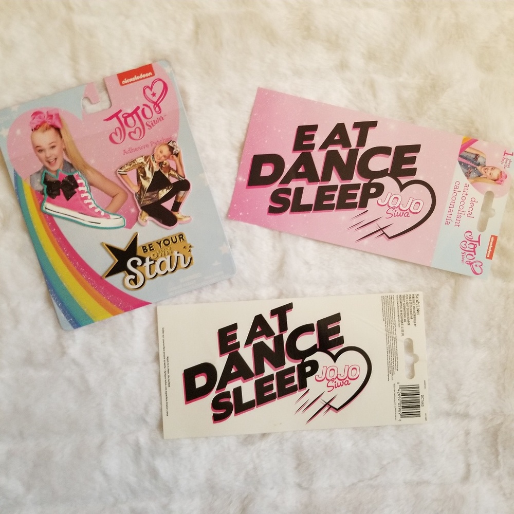 Jojo Siwa Patches and Stickers Set
